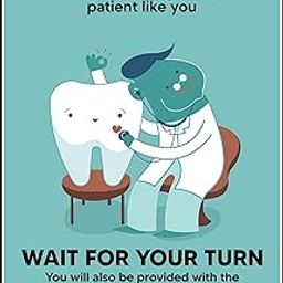 Allen Turtle Dentist Dental Care Teeth Poster For Clinic Hospital Paper Print Fine Art Print (12 inch X 18 inch) DNT112-image-76