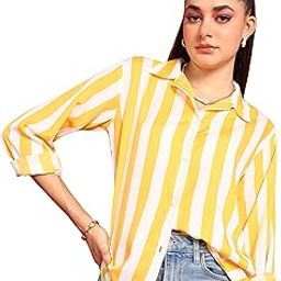 Printed Full-Sleeves Regular-Fit Polyester Printed Shirt for Women Stylish Western Casual Wear-image-30