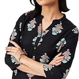 Women's Cotton Blend Regular Fit Casual Kurta-picture-33