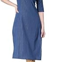 Women's Embellished Black Color Kurta with Calf Length (HRKR3_HRK0014BLCK)-image-3