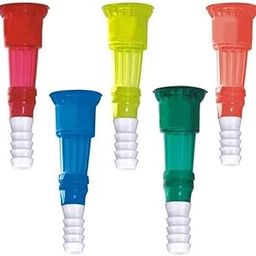 Morena Set Of 5 - PVC Tap Connector Rubber Pipe Jointer Pipe Nozzle, Durable, Leak-proof Connector for Plumbing and Irrigation Systems, MultiColor - 25 Mm (3/4")(Pack Of 1)-123