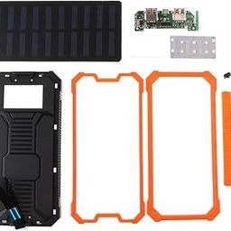 SDR 20000mAh Solar Power Bank Fast Charger USB LED Charger Case for Phone Orange|Cell Phones & Accessories|Cell Phone Accessories|Chargers & Cradles-14