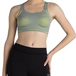 Women Pro Active Seamless Cups Bra - Polyamide Elastane - Anti Bacterial, Cross Tape, Full Coverage-picture-43