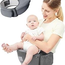 Luteti Toddler Carrier, Stylish Baby Hip Seat Carrier for Newborns to 50 lbs Toddlers, Various Pockets, Adjustable Waistband, Ergonomic Infant Non-Slip Toddler Carrier-12