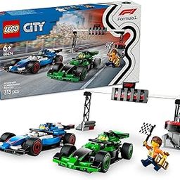 LEGO City F1 Grid with VCARB & Sauber Race Cars Toy Vehicle Set 60474 Building Blocks Toys for 6+ Gift for Boys and Girls-image-48