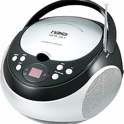 Electronics NPB-251BK Portable CD Player with AM/FM Stereo Radio-0