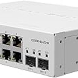Mikrotik CSS610-8G-2S+in Cloud Smart Switch 8X Gigabit Ethernet Ports 2X SFP+ Ports for 10G Fiber and PoE-in-11