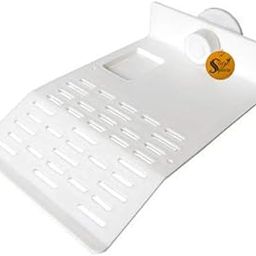 Sage Square Platform Cum Basking Ramp (with Food Bowl) for Aquarium Decor with Suction Cup for Turtle, Reptile, Aquarium, Small Amphibians (Small Size)-15