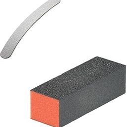 SHILLS PROFESSIONAL Nail Art Shiner Buffer Block Orange Buffing Sanding File And 1 High Quality Nail Filer-16