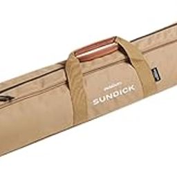 Yiju Tent Pole Bag Camping Storage Bag Oxford Cloth Waterproof Multipurpose Tripod Carry Case Zippered for Traveling Backpacking, Brown-image-1