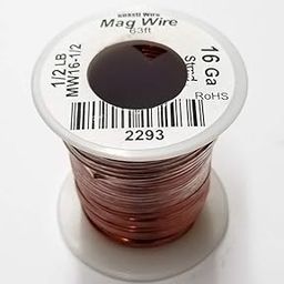 16AWG Solid Insulated Magnet Wire - 1/2 Pound Roll-image-48