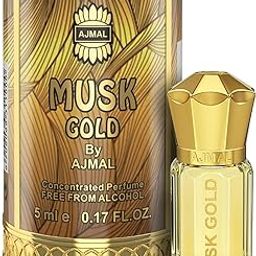 Ajmal MUSK GOLD Attar | Fruity Floral & Musky Fragrance | Unisex Non-Alcoholic | Long Lasting Attar Men & Women - 5 ML-32