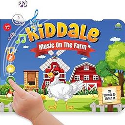 Kiddale 28 Farm-Animal Musical Sounds Book|16 Audio Nursery Rhymes Learning|Interactive&Intelligence Book|Best Alternative to Keep Kids from Mobile Phones&Screens|Ideal Gift for 1,2,3 Year Kids,Multi-image-32