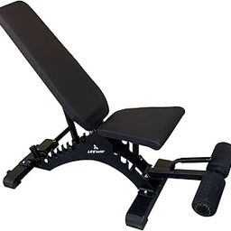 LEEWAY Bench for home gym LF98 Multipurpose bench press | Weight Training Fitness Bench, Adjustable Bench| Gym bench for home workout, Home gym machine, Chest workout equipment (Bench LF98, Black)-18