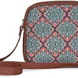 Sling Bag | Crossbody Bags for Women | Women's Handbags | Stylish | Vegan Leather Evening Bag | Travel & Office Use | Purse and Wallet | Kolkata Nouveau Print-52