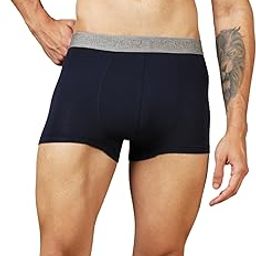 Men's Micro Modal Trunks, Ultra Soft & Stretchable Trunks Underwear for Men, Breathable & Anti-Bacterial, Elastic Waistband with Contour Front Pouch-picture-4