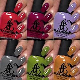 79 Quick Drying Long Lasting High Shine Nail Polish For Women and Girl Combo Set-image-131