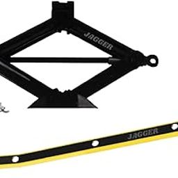 JAGGER JAG177 Heavy Duty Manual Scissor Car Jack for All Car for Vehicle Lift (3 TON with Ratchet & 19MM Spanner [ Black ])-18