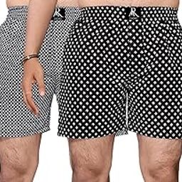 Men's Cotton Printed Regular Boxer Shorts - Pack of 2-image-15