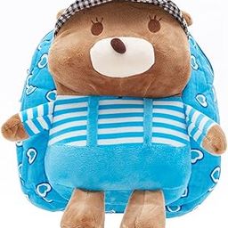 EZ Life Kids Perky Teddy Carry Bag - Plush - Blue-image-70