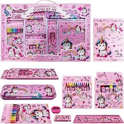 Party Propz Unicorn Stationery Set - 41 Pcs Stationery Items for Girls | Return Gift for Girls | Stationary Kit for Kids | School Accessories | Unicorn Stationery Set for Girl | Cute Stationery-12