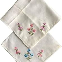 Shree adodhya for women a set of two embroidery handkerchief for gift or personal use.-image-71