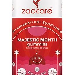 Zaocare Majestic Month Gummies For Women | For Premenstrual Syndrome, Period Pain Relief, Mood Swings, Hormonal Imbalance | 30 Gummies Pack(1 Gummy Daily)-image-30