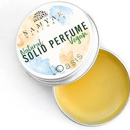 SAMYAK NATURALS® OASIS Vegan Natural Solid Deodorant Goodness of Jojoba Oil | Pocket Friendly Strong & Long Lasting Solid Perfume for Men & Women | Best for Traveling | Gifting Pack Him & Her | Easy to Apply (10 Gms)-image-3