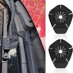 Tecledsn 2PCS Car Wiper Arm Hole Protection Pad, Wiper Hole Protective Cover, Silicone Windshield Wiper Arm Hole Protector Dust Cover, Exterior Accessorie Front Wiper Protective Guards for Most Cars-22