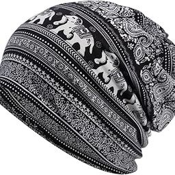 Men's Women's Slouchy Blended Cotton Summer Winter Beanie Skull Multicolor Cap (SB3030, Free Size)-image-33