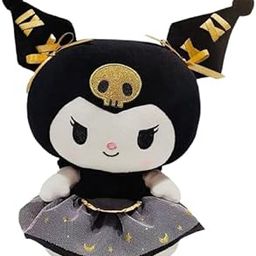 SCOOBA Kawaii Kuromee Soft Toy, 24cm, Black and White-19