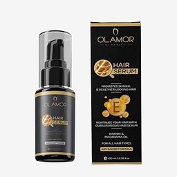OLAMOR Premium Nourishing & Strengthening Vitamin-E Hair Serum: Unlock Silky, Stronger Hair with Deep Hydration and Revitalizing Protection-10