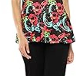 Womens Sports Wear Rani-Black Colour Printed Nylon Swim Suit-image-38
