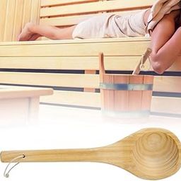 Miokycl Sauna Single Spoon Handmade Spoon,Sauna Accessories,Sauna Water Dipper Spoon-image-12