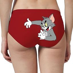 Women Printed Bikini Underwear,Seamless Breathable Ladies Panties,No Show Invisible Stretch Briefs Undies for Women-image-95
