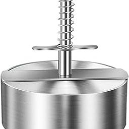 My Sutra ® Stainless Steel Burger Press Nonstick Patty Maker for Cooking Steak Barbecue 8.9cm-image-37