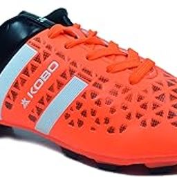 K-17-10 Football Shoe/Stud TPU Outsole (10 UK, Orange)-image-29