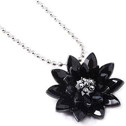 rvm jewels Superhero Black Dahlia Flower Pendant Necklace Fashion Jewellery Accessory for Girls and Women-picture-31