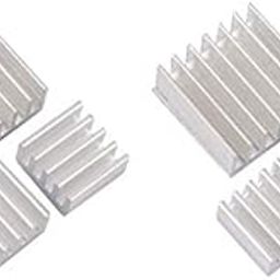 Scriptronics 3pcs Adhesive Raspberry Pi Heatsink Cooler Pure Aluminum Heat Sink Set Kit Radiator for Cooling Raspberry (Set of 2)-64