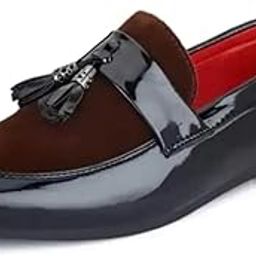 Synthetic Leather Casual Loafers Shoes for Men-image-1