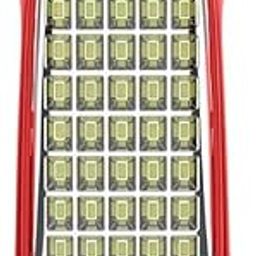 FIRSTLIKE Portable LED Flood Light with 2000 mAh Battery, 40 Watts, 8 Hours Runtime, Multi-Purpose Outdoor and Indoor Light (Red)-11