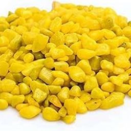 Hug A Plant | Yellow Colour 1KG Pebble Stones for Home Decorative|Vase Fillers| Aquarium Fish Tank |Lawn|Multi-Purpose-image-82