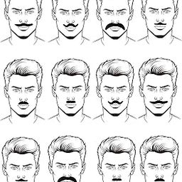 BookMyCostume Stick-On Moustache Set – 12 Pieces with 6 Unique Styles | Self-Adhesive Fake Mustaches for Kids & Adults | Theme Party, Fancy Dress, Fun Props-image-0