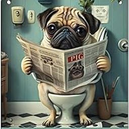 AR Creative Please Flush - Funny Wall Hanging For Home Decoration, Motivational Quotes MDF Wooden Wall Art, Bathroom Quotes, Home, Office Decor, Wall Wood Hanger (7.87 inch x 11.41 inch)-image-25