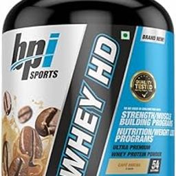 BPI Sports Whey HD Ultra Premium Protein Powder, Café Mocha, 2.0 kg-image-42