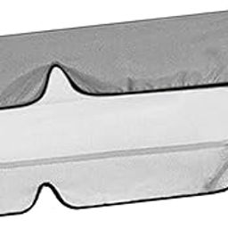 CALANDIS® Patio Swing Canopy Durable Swing Seat Top Cover for Outdoor Porch Seat Swing Gray'-image-5
