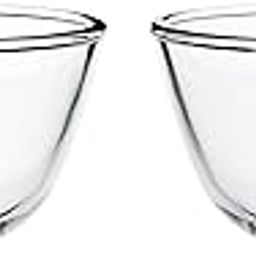 Amazon Brand - Solimo Mixing/Serving Borosilicate Solid Glass Bowl Set (2 pieces, 550ml_Transparent)-24