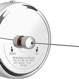 YOGITA SALES Stainless Steel Retractable Adjustable Clothesline, Lockable Hanging Washing Line, Wall-Mounted Wire Clothes line/Laundry Drying Rope for Indoor/Outdoor/Balcony (Silver) (Pack of 1)-image-101
