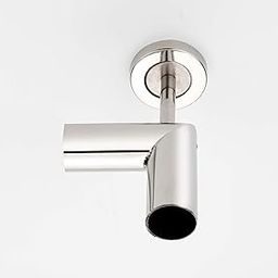 Nixnine Stainless Steel Curtain Pipe Corner L Bend Bracket with Elegant Curtain Bracket Curtain Support for Wall Mount, Silver,(25mm - Pair -2) Pack of 4-picture-21