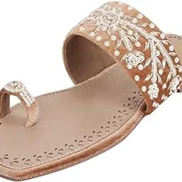 mochi Women Ethnic Flat Chappal-picture-32